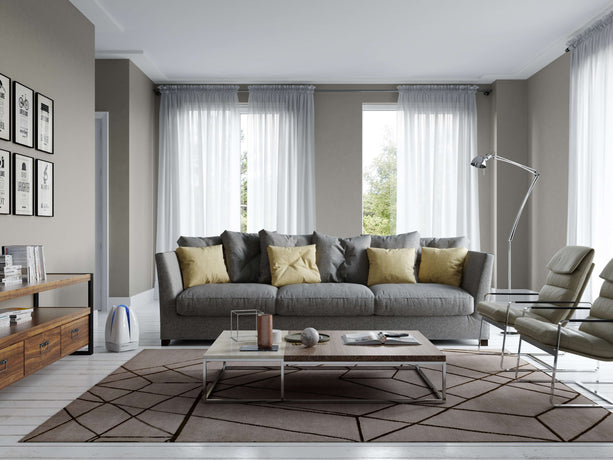 Airfree Lotus Luftreiniger in weiss, geräuschlos, für Räume bis 60 m², energieeffizient und wartungsfrei.