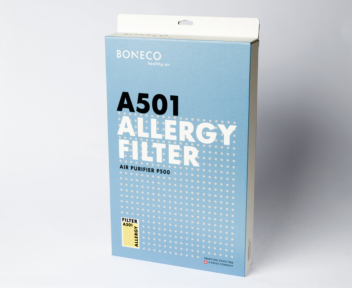 Boneco P500 A501 Allergy Filter für Luftreinigung, filtert Allergene wie Pollen und Staub.