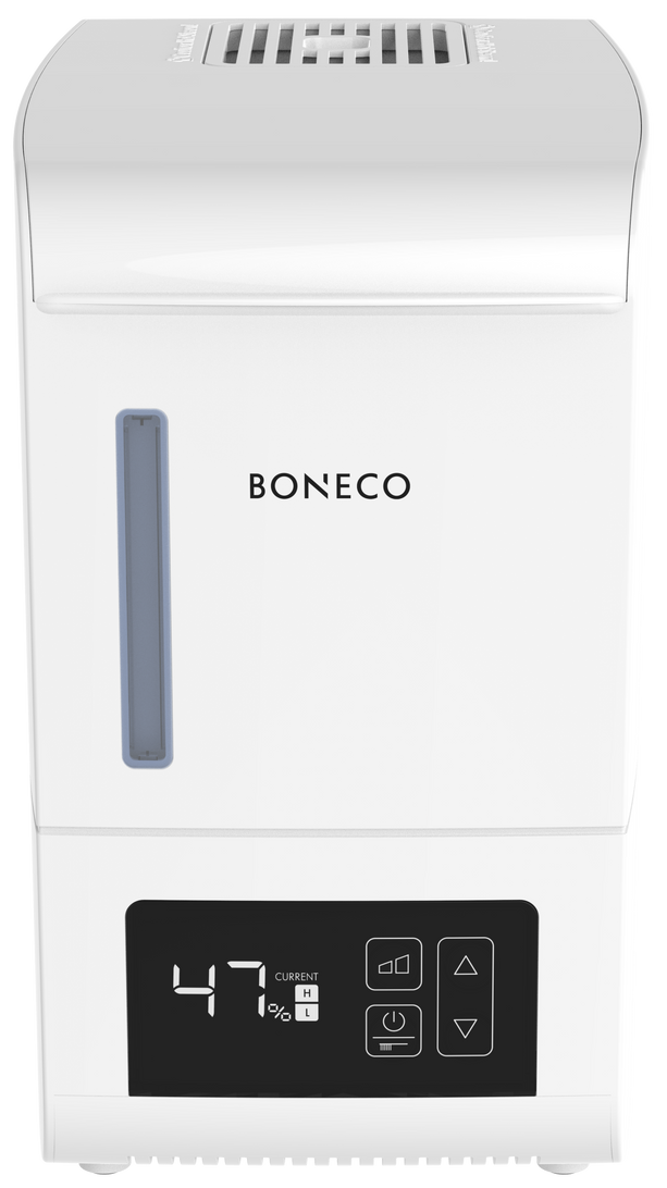 Boneco S250 Verdampfer Luftbefeuchter mit Duftstoffbehälter und automatischer Abschaltung.