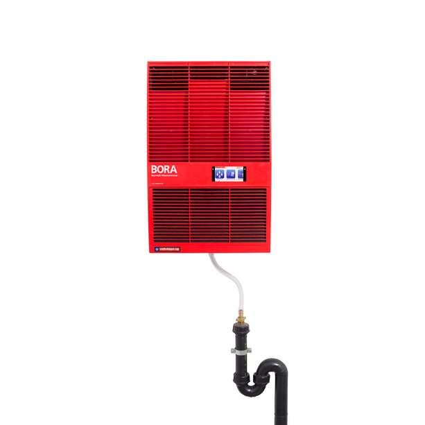 Wand-Wäschetrockner Bora 408H von Roth-Kippe für Räume bis 20 m² mit Heizfunktion.