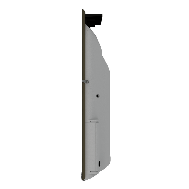 Climastar Avant Touch 2000 W Heizung in Terra Limestone, Wandmontage, 50 x 100 cm, hybrid Infrarot und Konvektion.