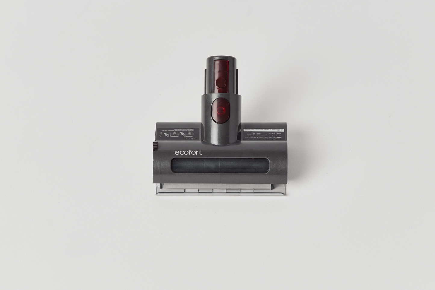 ecoQ CleanVac Mini-Powerbürste für die Reinigung von Sofas und Polstern.