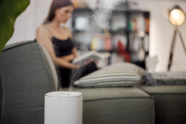 ecoQ HumidAir U400+ Luftbefeuchter mit 3 Betriebsstufen und ultraschall Technologie für optimalen Komfort.