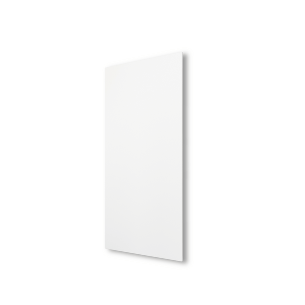 Aura 750: Infrarotwärme in bester Qualität – Metallgehäuse mit Feinstruktur, Made in Germany, zur Wand- oder Deckenmontage.