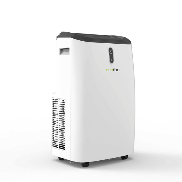 ecoQ CoolAir 16+: Mobiles Klimagerät mit Wi-Fi & Energieklasse A für Räume bis 45 m² – effizient, leise & bequem per App steuerbar.