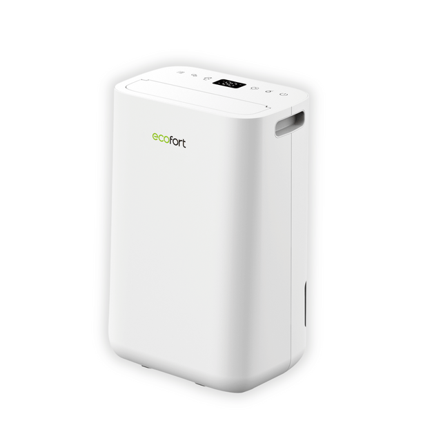 ecoQ DryAir 13L Energy Saver Complete: Kompakter Luftentfeuchter mit HEPA-Filter. Energiesparend, leise und ideal für Wohnräume bis 40 m².
