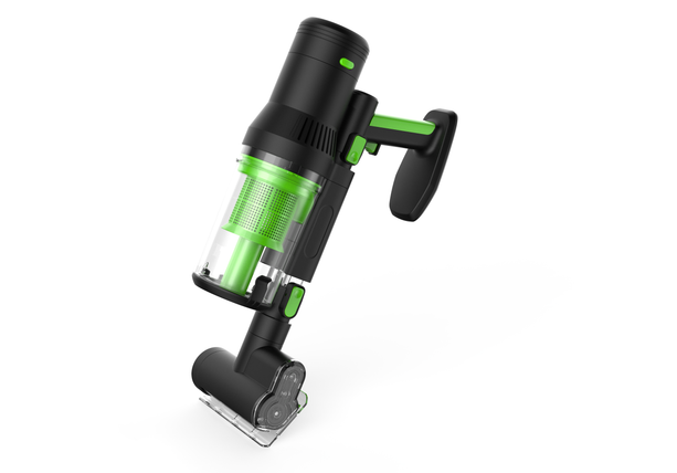 Kabelloser ecoQ Rena Expert Staubsauger mit Li-Ion Akku und HEPA-Filter für saubere Räume.