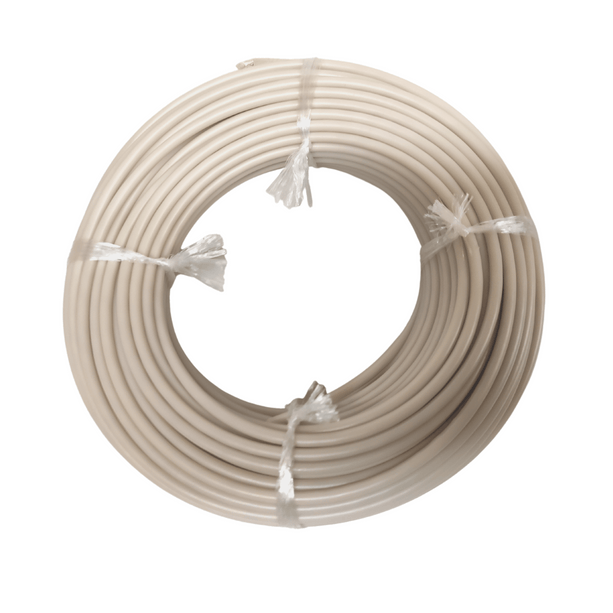 ecoQ Wäscheleine 30 Meter mit extra robustem Drahtseil und UV-resistenter Kunststoffbeschichtung.
