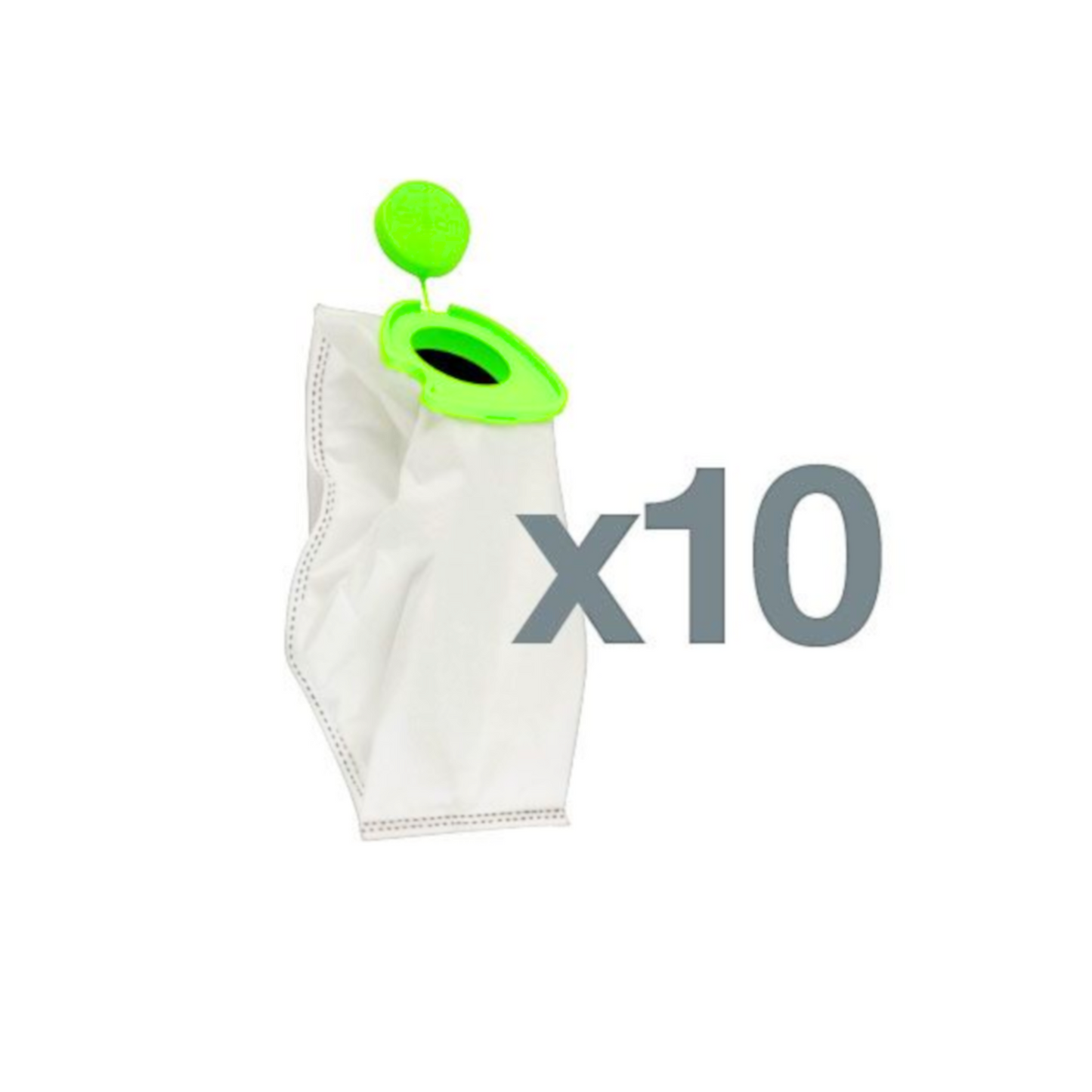 Gtech Pro Bag Beutel-Set mit 10 Stück für ecoQ Staubsauger zur effektiven Staubaufnahme.