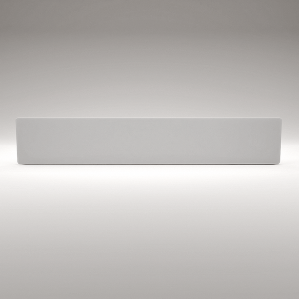 ZenSwiss Deluxe Infrarotpanel 400W in Matt Weiss, 30 x 170 cm für Deckenmontage