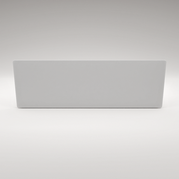 ZenSwiss Deluxe Infrarotpanel 40x120 cm in Matt Weiss, elegantes Design zur Wandmontage.