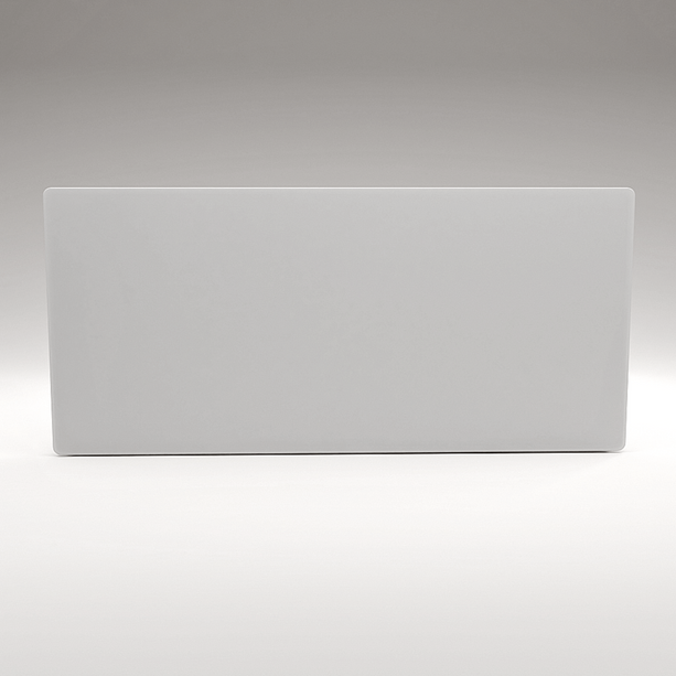 ZenSwiss Niedrigenergie-Infrarotheizung 550W in elegantem Matt Weiss, 54 cm x 118 cm ideal für Wandmontage.