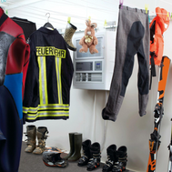 Wandmontierter Aerial WT 240 Wäschetrockner mit 20 m² Trocknungsraum für effizientes Wäschetrocknen.