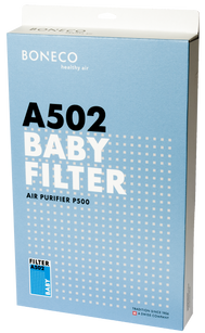 Boneco P500 A502 Baby Filter zur Luftreinigung von Allergenen und Schadstoffen für gesunde Raumluft.