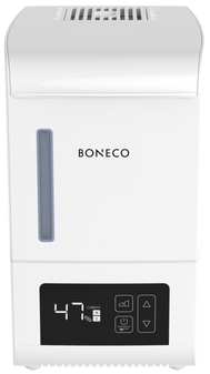 Boneco S250 Verdampfer Luftbefeuchter für hygienische Luftbefeuchtung mit Duftstoffbehälter und automatischer Abschaltung.