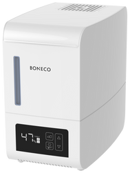 Boneco S250 Verdampfer Luftbefeuchter mit automatischer Abschaltung und Duftstoffbehälter für ätherische Öle.