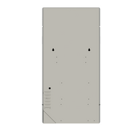 Climastar Avant WiFi Heizpanel mit Hybridtechnologie und programmierbarem Thermostat in Terra Limestone, 1300 W.