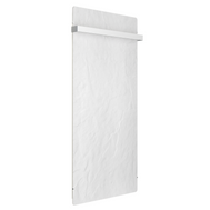 Kabelloser Handtuchheizkörper Climastar Slim BIG 800 in Stein-Design, ideal für Badezimmer.
