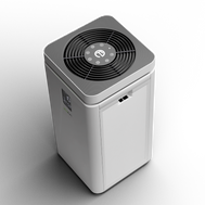 ecoQ CleanAir 800+ Luftreiniger mit 5 Betriebsstufen und HEPA-Filter H13, geeignet für Räume bis 160 m².