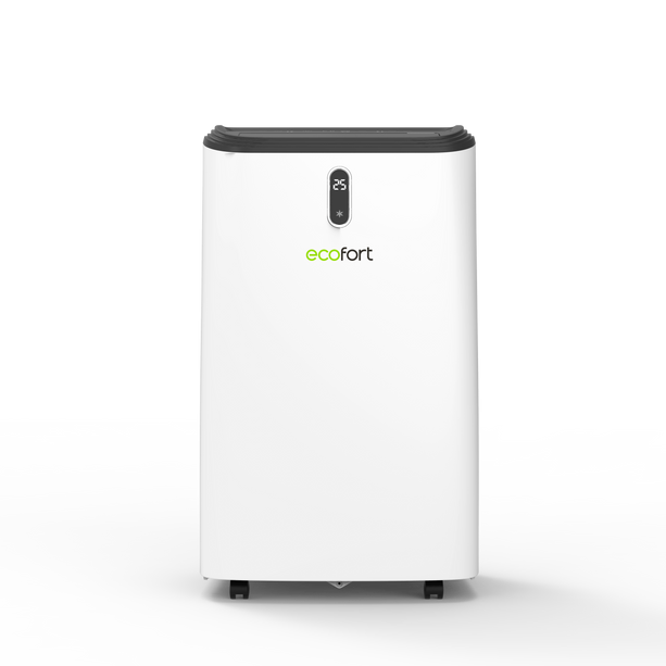 ecoQ CoolAir 12+, mobiles Klimagerät mit Wi-Fi-Steuerung, Energieeffizienzklasse A, für Räume bis 35 m².