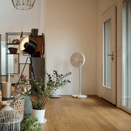 ecoQ SilentAir Grande Standventilator mit 68.9 - 81.4 cm höhenverstellbarem Körper und Fernbedienung