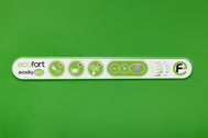 ecodry 425 Original Green Luftentfeuchter mit 4 stabilen Lenkrollen und robustem Metallgehäuse.