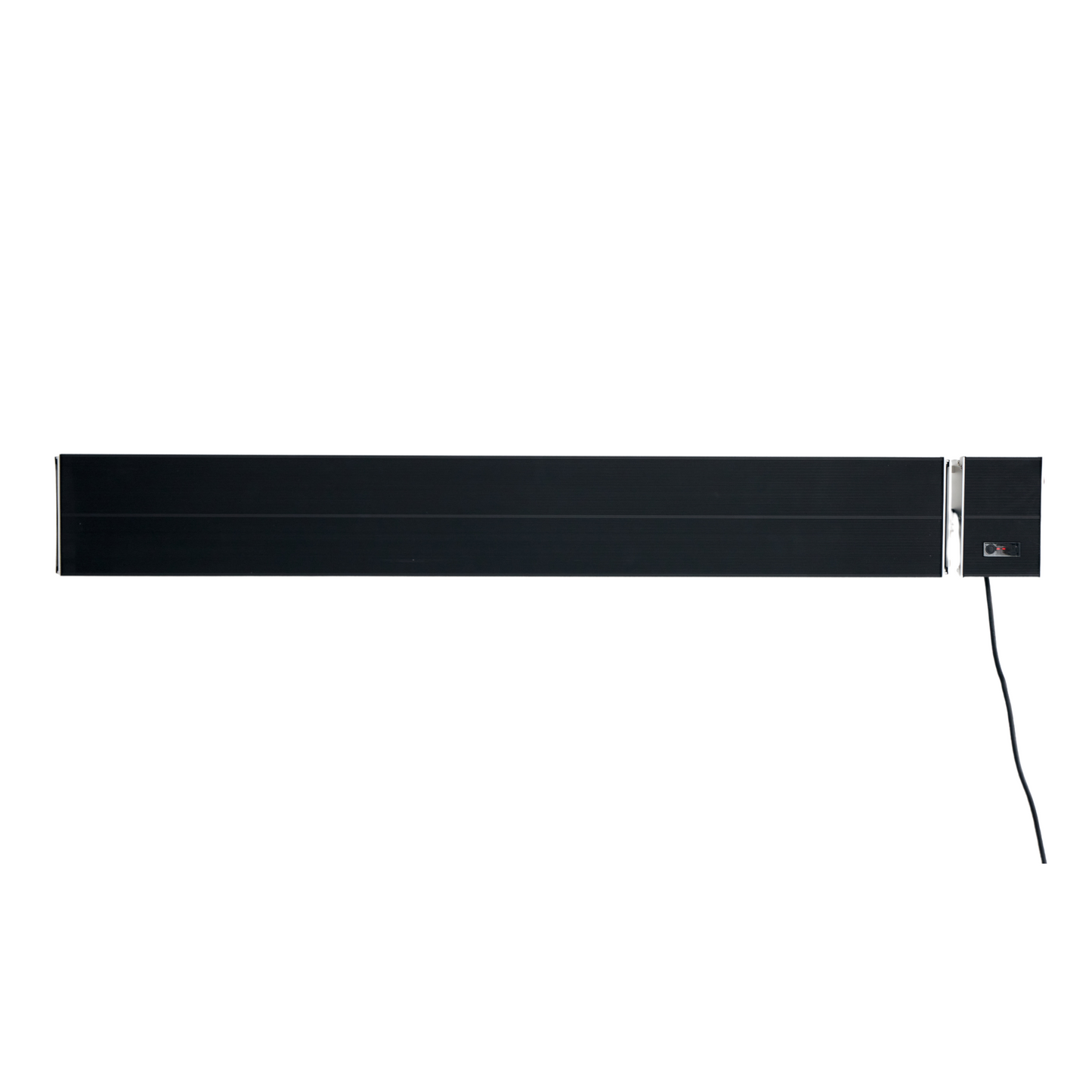 ecoheat HeatBAR comfort+ 2600 Watt Heizstrahler an der Wand mit Fernbedienung und Timer-Funktion.