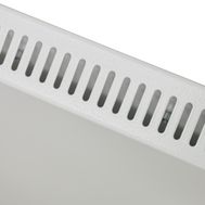 ecoheat Hybrid-T 1000 Wandheizung mit Infrarot & Konvektion, 1000 W für Räume bis 10 m², energieeffizient und wartungsfrei.