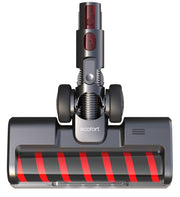 ecoQ CleanVac Hartbodenbürste zur optimalen Reinigung von Fliesen- und Parkettböden.