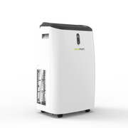ecoQ CoolAir 12+ mobiles Klimagerät mit Wi-Fi Steuerung, energieeffizient, geeignet für Räume bis 35 m².