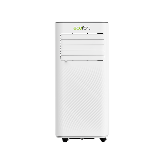 ecoQ CoolAir 9+ Klimagerät, mobile Steuerung über WiFi, Energieeffizienzklasse A, geeignet für Räume bis 25 m².