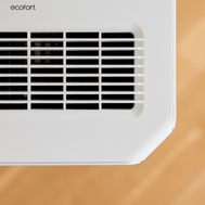 Für ein angenehmes Raumklima: ecoQ DryAir 20L Essential – mobil, stromsparend und flüsterleise für Räume bis 50 m².