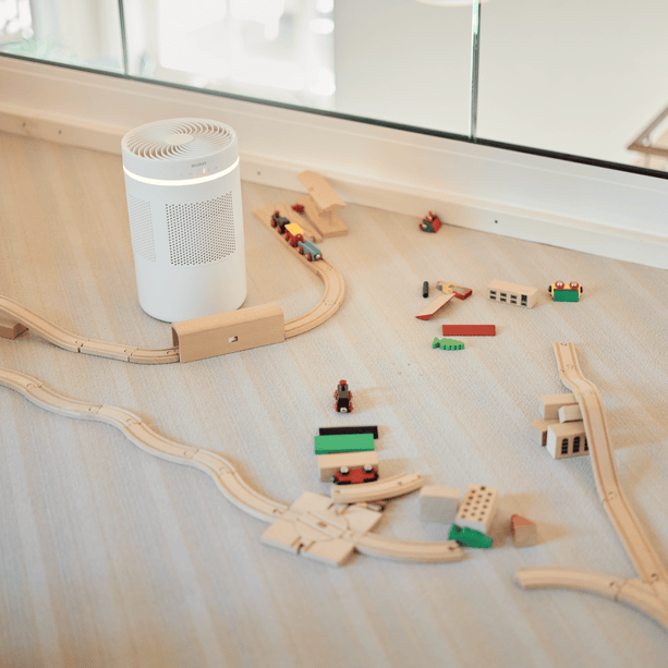 ecoQ HumidAir E300+: Leise & hygienisch befeuchten – für bis zu 40 m², mit langlebigem, waschbarem Filter für saubere Luft.