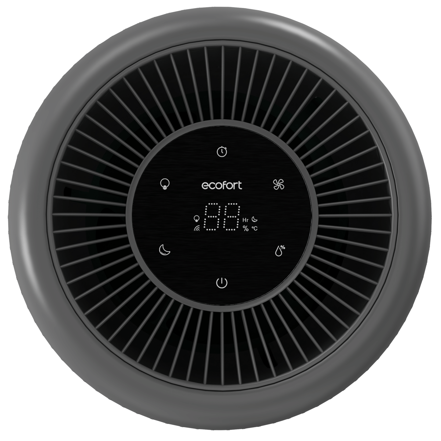 Für grosse Räume: ecoQ HumidAir E600+ Black mit WLAN-Steuerung, extrem leisem Betrieb & sparsamem Verbrauch.