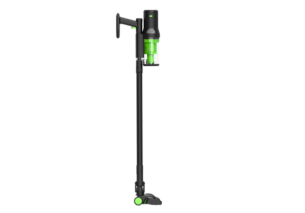 Der ecoQ Rena Expert kabellose Staubsauger mit auswechselbarem Akku und HEPA-Filter in modernem Design.