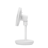 SilentAir Due+ mit Akku: Mobiler Turmventilator, höhenverstellbar & platzsparend. Gesteuert per App, Fernbedienung oder Touch – ultraleise & kabellos.