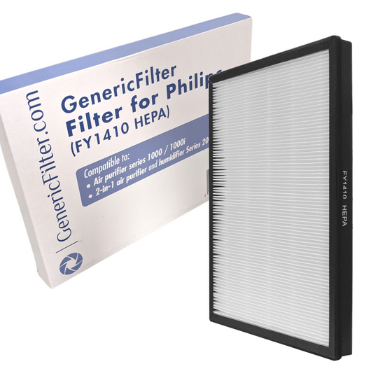 HEPA-Filter Ersatz für Philips Luftreiniger von GenericFilter, passend für Serie 1000 und 2000.