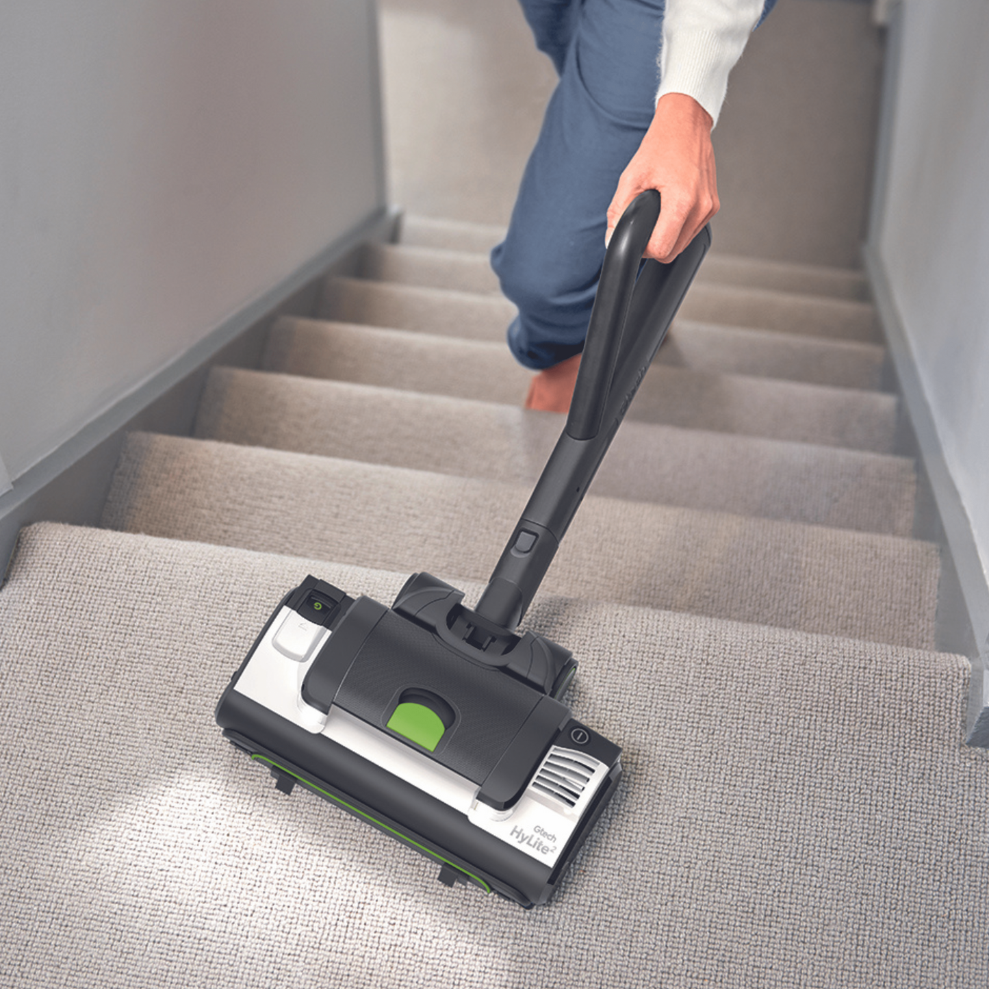 Gtech AirRam K9 kabelloser Staubsauger für Tierhaare, mit Li-Ion Akku und cleverem Entleerungssystem.
