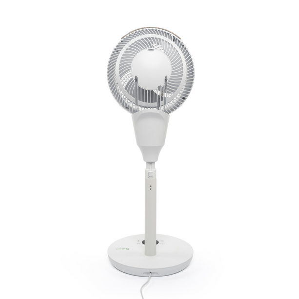 Meaco Air360° Standventilator mit Multi-Swing-Funktion und ultraleisem Betrieb bei 20 Dezibel.