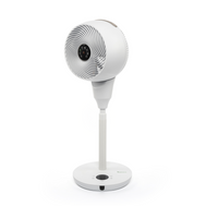 Meaco Air360° Standventilator in Weiss mit Fernbedienung, Ultraleise (20 dB), Multi-Swing-Funktion für Raumventilation.