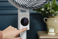 Meaco Sefte® Pedestal Standventilator mit 3 Höheneinstellungen und leuchtender Fernbedienung