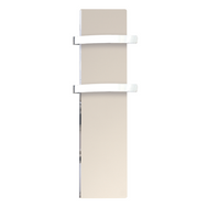 Climastar Slim 500 Handtuchtrockner in weissem Cashmere mit effizienter Dual-Kherr Silizium Technologie.