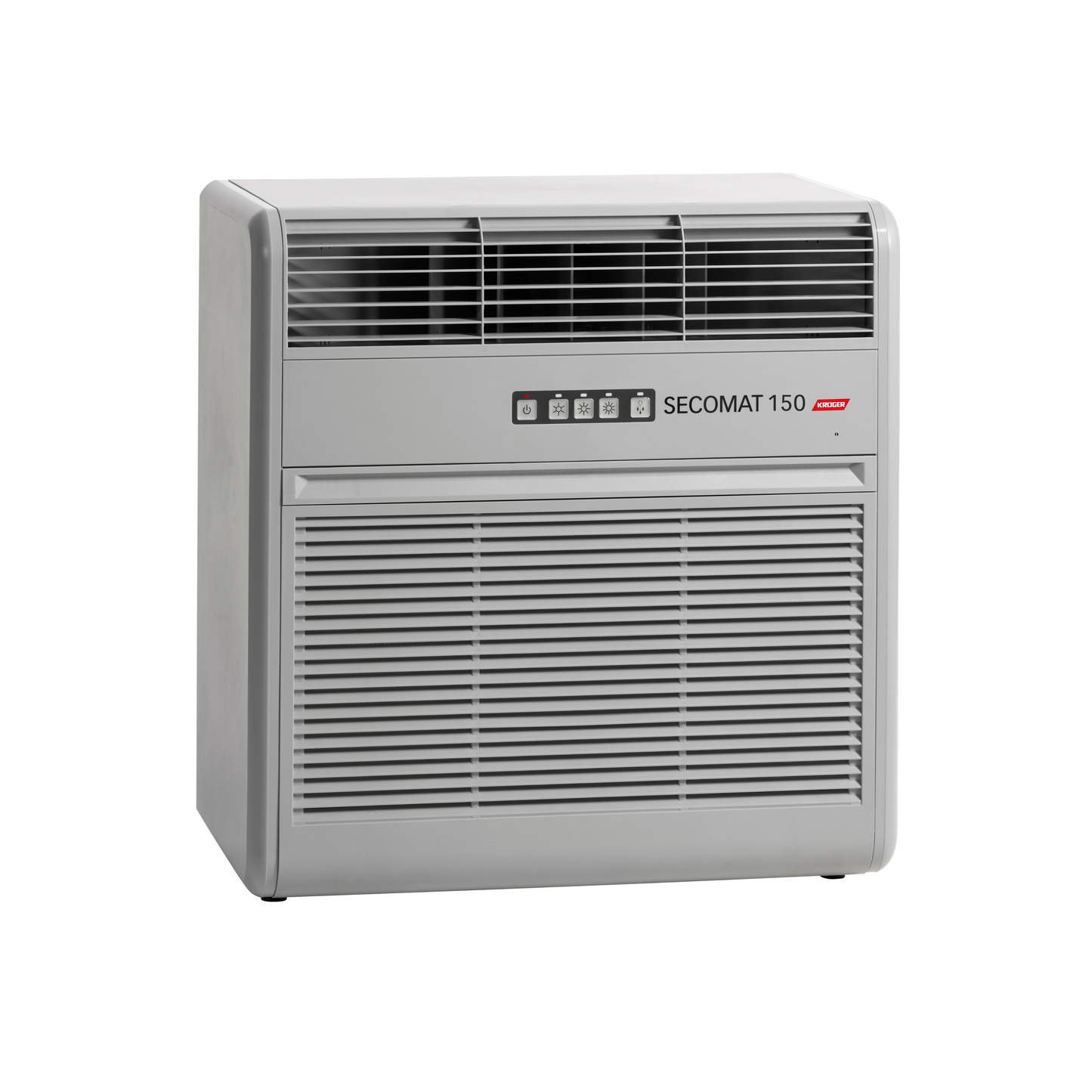 Secomat 150 Wäschetrockner mit Wandmontage in einem Mehrfamilienhaus, energieeffizient und benutzerfreundlich.