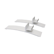 Eloxierte Aluminium Standfüsse für ecoheat Basic Infrarotheizungen in elegantem Design.