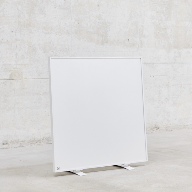 Standfüsse aus eloxiertem Aluminium für ecoheat Basic Infrarotheizung