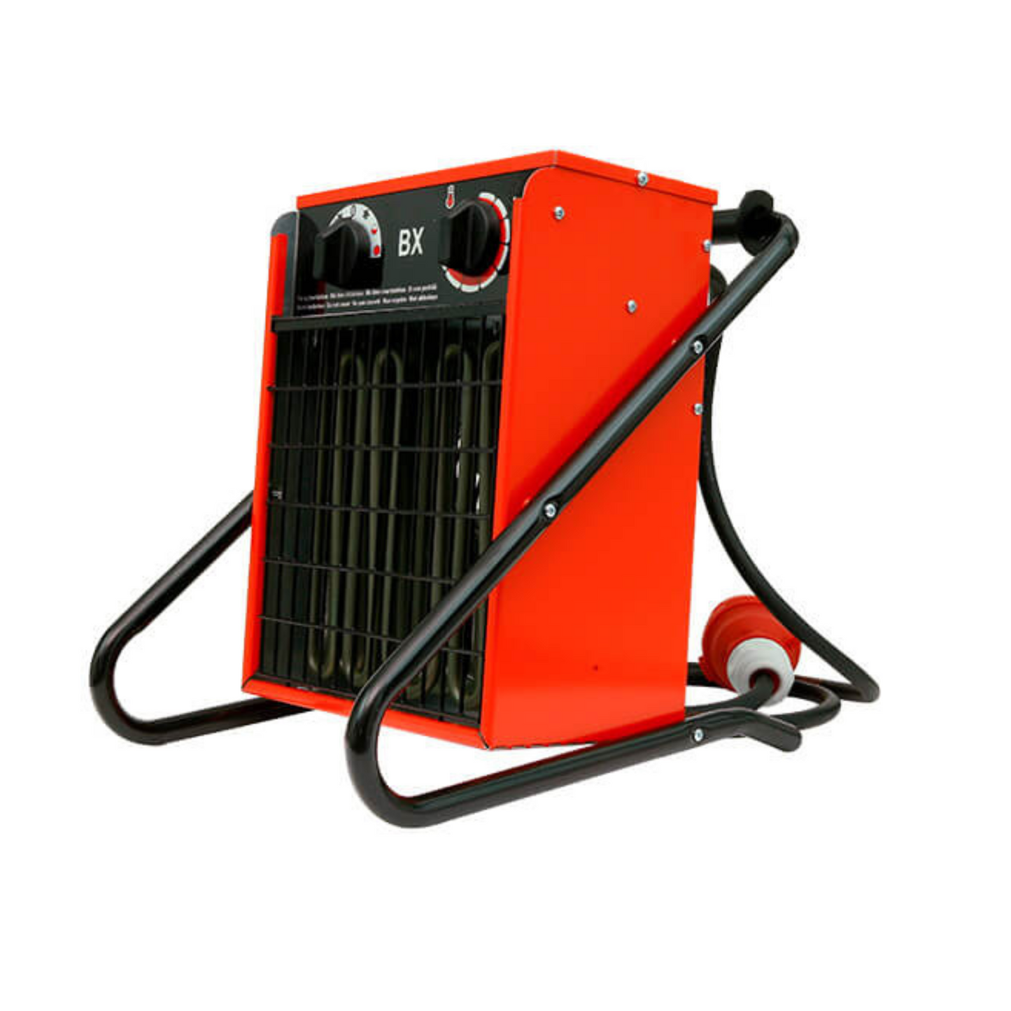 Veab BX 5E Heizlüfter mit 5000 Watt Heizleistung, spritzwassergeschützt und portabel, von Veab, schwedisches Qualitätsprodukt.