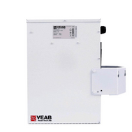 Veab ENV-L 15 kW Elektro-Heizlüfter mit Wandkonsole, geeignet für feuchte Räume, Schutzklasse IP44.