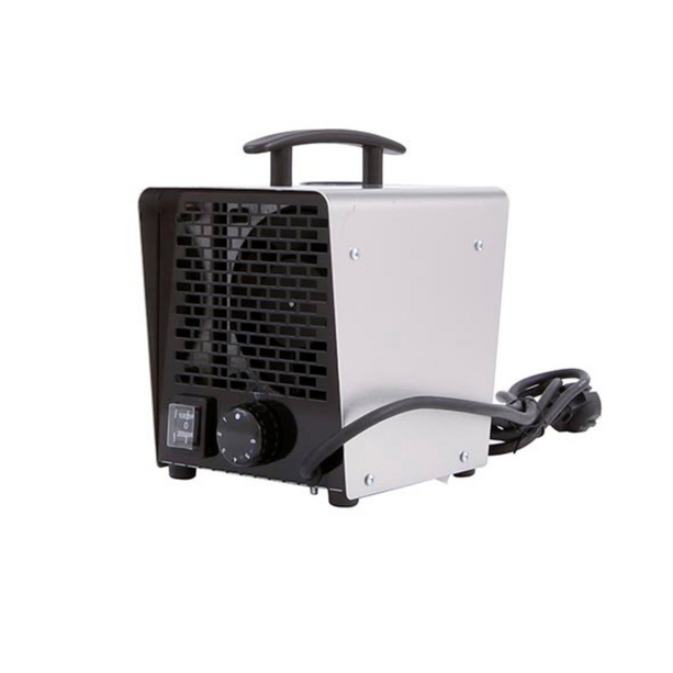 Veab KX 2 Heizlüfter mit 2000 Watt Heizleistung, IP21 Schutzklasse und einfachem Tragegriff.