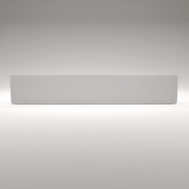 ZenSwiss Deluxe Infrarotpanel 400W in Matt Weiss, 30 x 170 cm für Deckenmontage